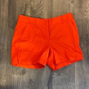 Jcrew Red chino shorts